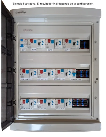 Configurador de Cuadro Eléctrico Trifásico para Piscina | 