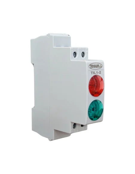 Indicador Modular LED Rojo y LED Verde 230V AC / DC 20 mA | 