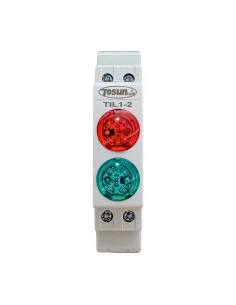 Indicador LED Rojo Verde Modular 230V AC / DC 2