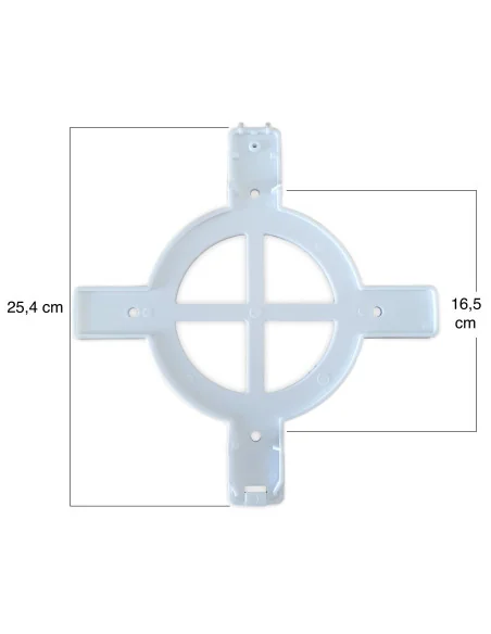 Foco LED RGB + Blanco Wifi 35W 12V DC de superficie para piscina cable 5 hilos | 