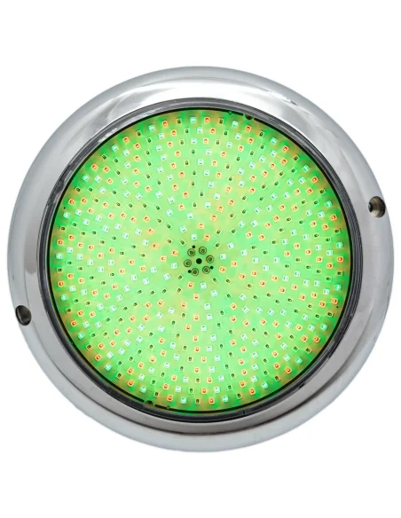 Foco LED RGB de 15CM de Diámetro 15W con Cable de 4 Hilos Acero Inox AISI316 | 