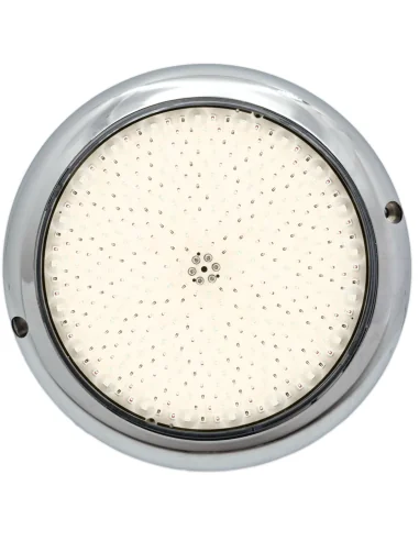 Foco LED para Piscina Inoxidable Superficie Ø15cm Blanco Cálido | 