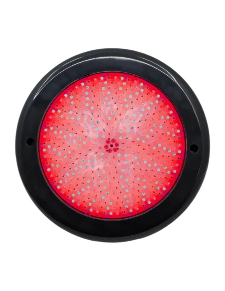 Foco LED RGB con cable 4 hilos 15W Ø15cm en ABS color Antracita de superficie para Piscina | 