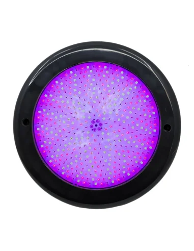 Foco LED RGB con cable 4 hilos 15W Ø15cm en ABS color Antracita de superficie para Piscina | 