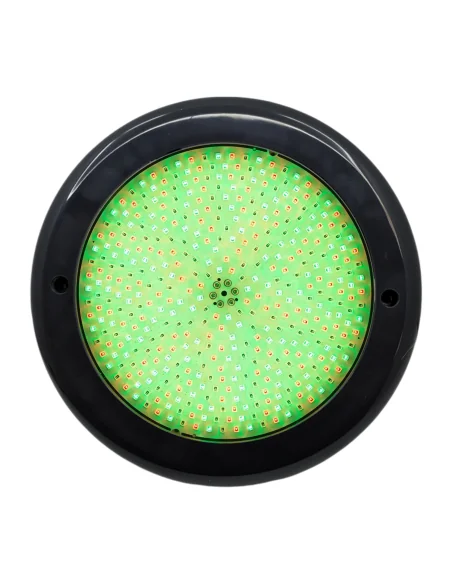 Foco LED RGB con cable 4 hilos 15W Ø15cm en ABS color Antracita de superficie para Piscina | 