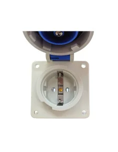Enchufe Base Schuko 2P+T Empotrable IP67 16A-6H 2