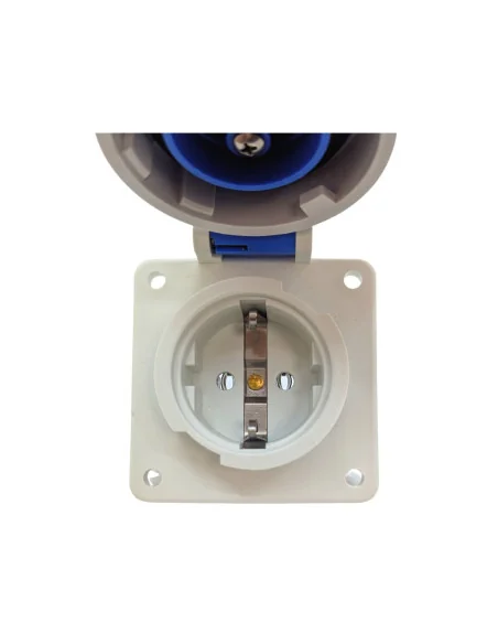 Enchufe Base Schuko 2P+T Empotrable IP67 16A-6H | 
