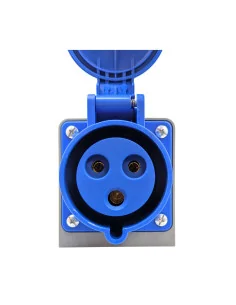 Toma Conector 2P+E AC Macho 32A IP44 2