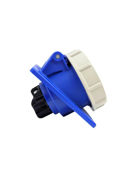 Base CETAC inclinada 16A para empotrar 230V IP67 3P | 