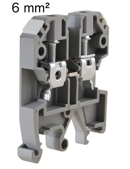 Bornes carril din - 6 mm² (Linea - Neutro - Tierra) | 