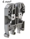 Terminales para conexiones en carril Din - 4 mm² L + N + T | Celectricos