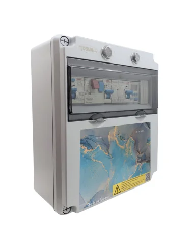 Cuadro Eléctrico para Piscina Protección Completa| Transformador + Contactor Motor y Clorador | 0,5 - 2 CV | 