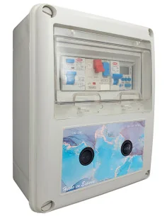 Cuadro Eléctrico Piscina Básico | Transformador 50W 12V/AC | 0,5 a 2 CV 2