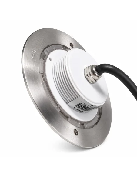 Foco LED Blanco Cálido Acero Inoxidable para Piscina Ø11CM 6W | 