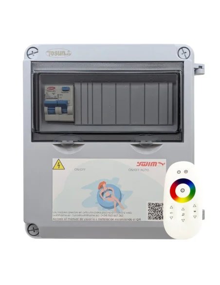 Cuadro eléctrico para iluminación de piscina 60W 12V DC IP65 WiFi WPC060LUXW | 8436612814476