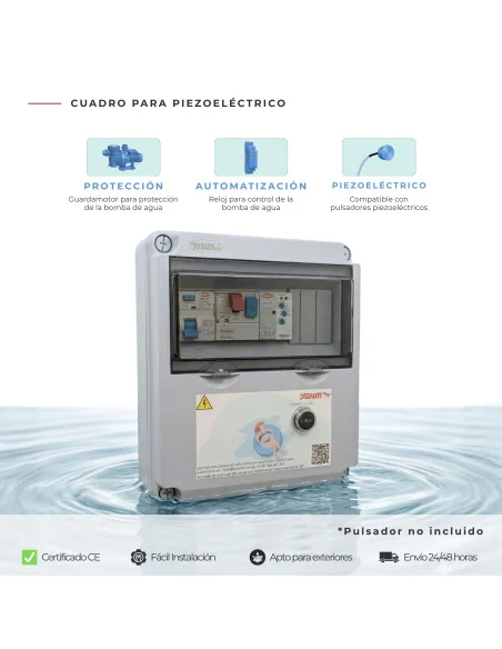 Cuadro eléctrico para control piezo eléctrico | 8436602502697