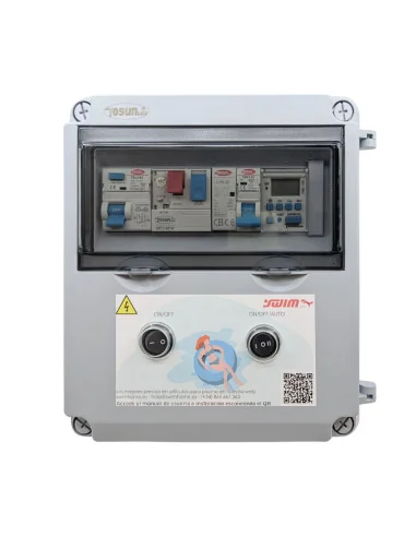 Cuadro eléctrico piscina 1CV Transformador 60W DC y Control RGB WPC060R-M-1 | 8436602509306
