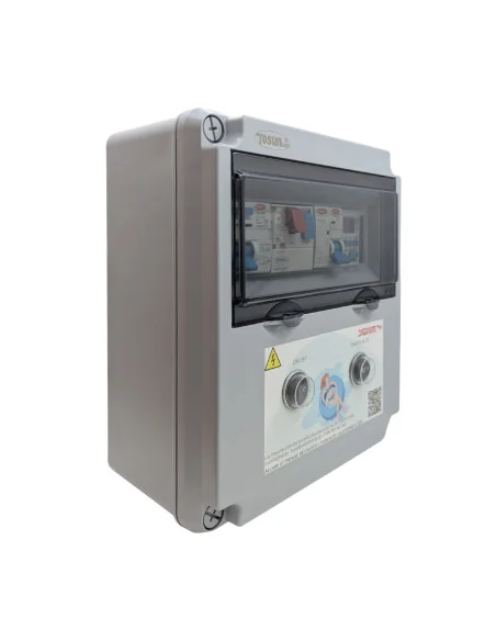 Cuadro eléctrico piscina 1CV Transformador 60W DC y Control RGB WPC060R-M-1 | 8436602509306