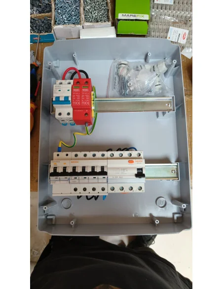 Cuadro de protección fotovoltaica 1 String DC/AC IP65 20A 500V ECO01T | 8436612819709
