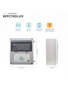 Cuadro Piscina 150W 12V DC RGB IP65 con Protección | Celectricos 2