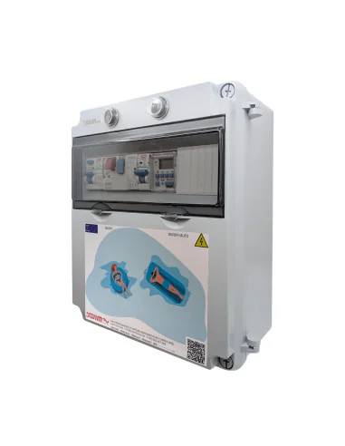 Cuadro Eléctrico Piscina Clorador | 1CV Contactor Transformador 150W Mando | 8436602509597