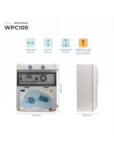 Cuadro Piscina 2 CV con Transformador 100W AC | Celectricos 2