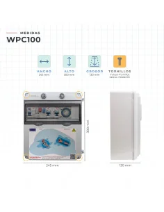 Cuadro Piscina Clorador 100W 12V AC IP65 | Celectricos 2