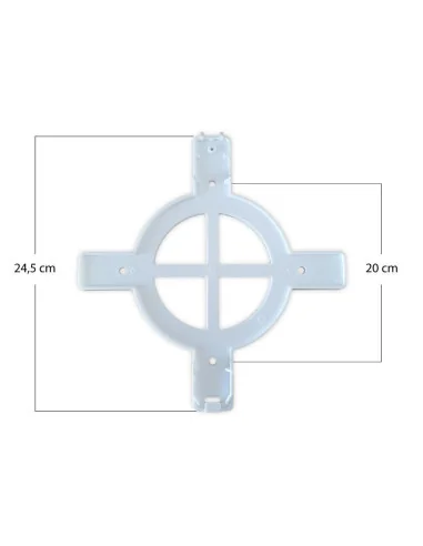 Foco LED blanco 12V AC/DC de superficie para piscina Gama Basic - 3