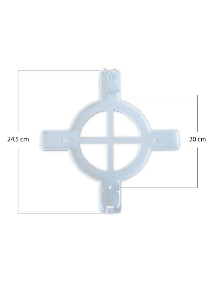 Foco LED RGB ON/OFF 18W 12V AC de superficie para piscina Gama Basic - 2