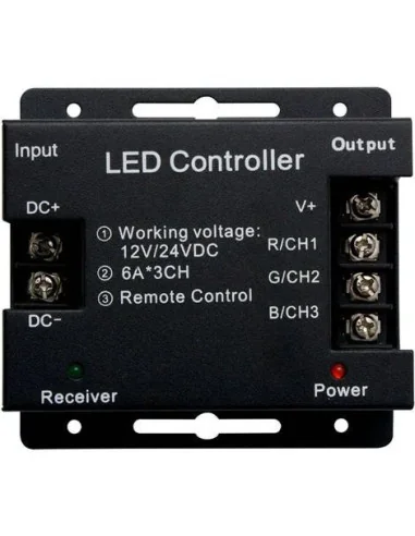 Controlador LED RGB con control remoto - 2