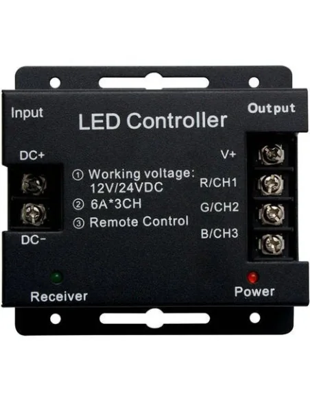 Controlador LED RGB con control remoto - 2